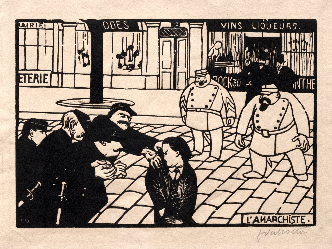 Anarkisten af Félix Vallotton