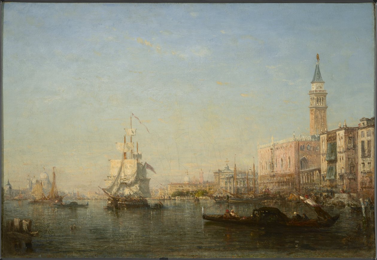 Canal Grande, Venedig af Félix Ziem