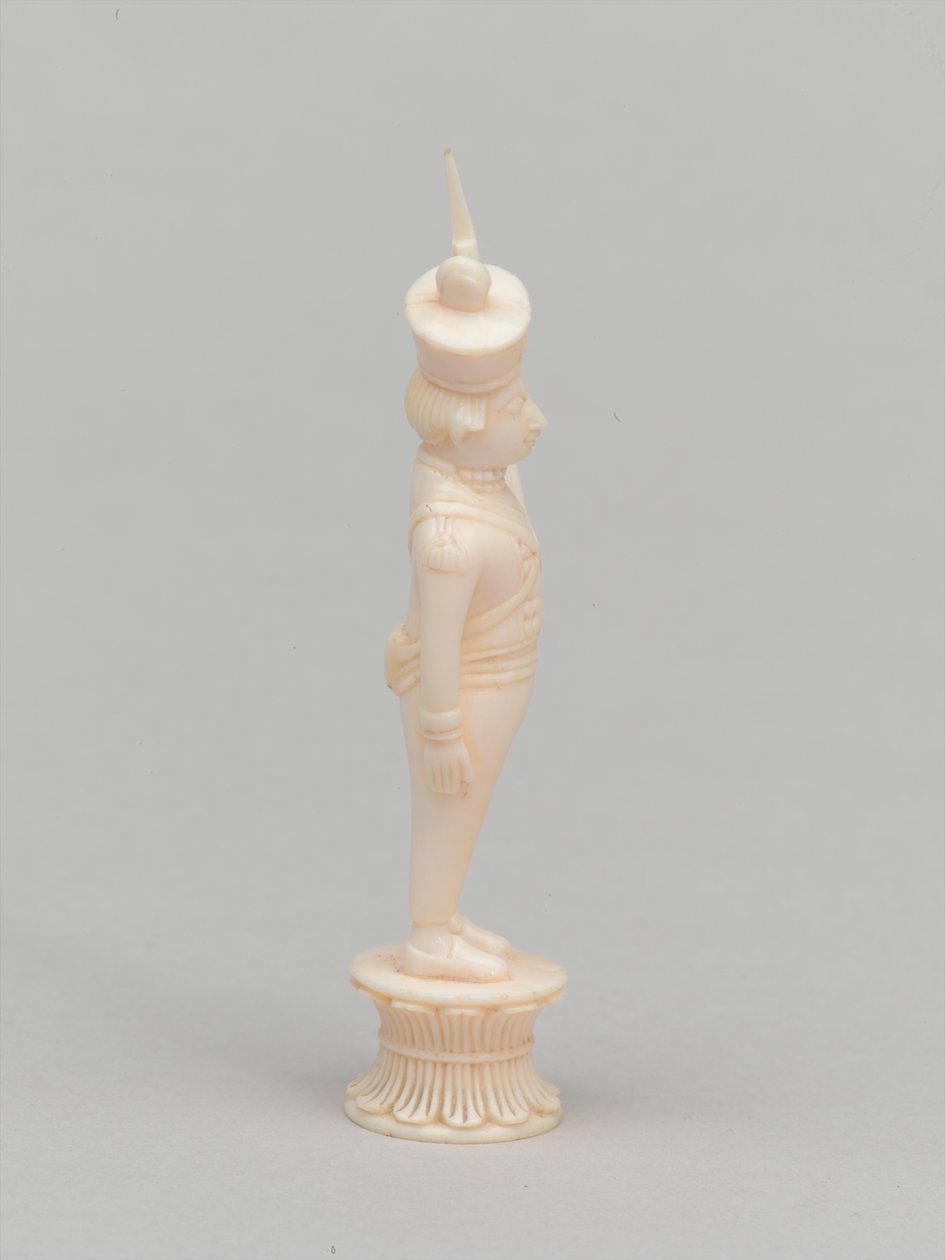 Hvid bonde, skakbrik, Indien, 1820 ca af Flora Macdonald Reid