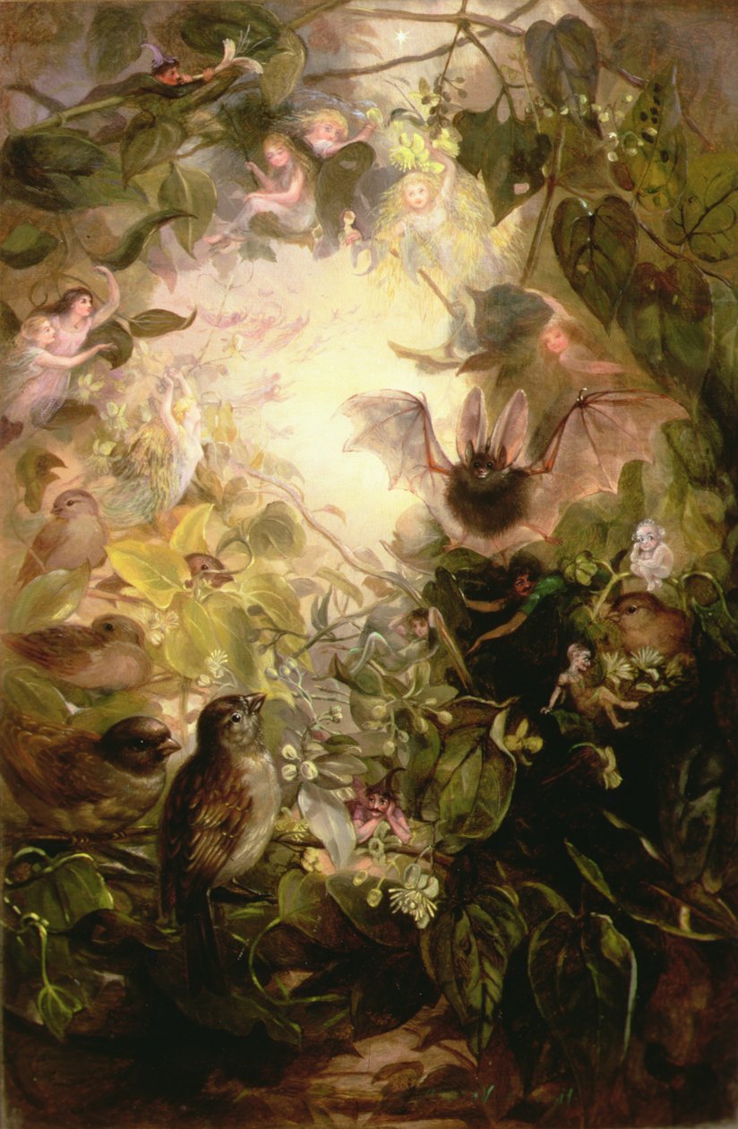 Eventyrjagten (olie på lærred) af Florence Vernon