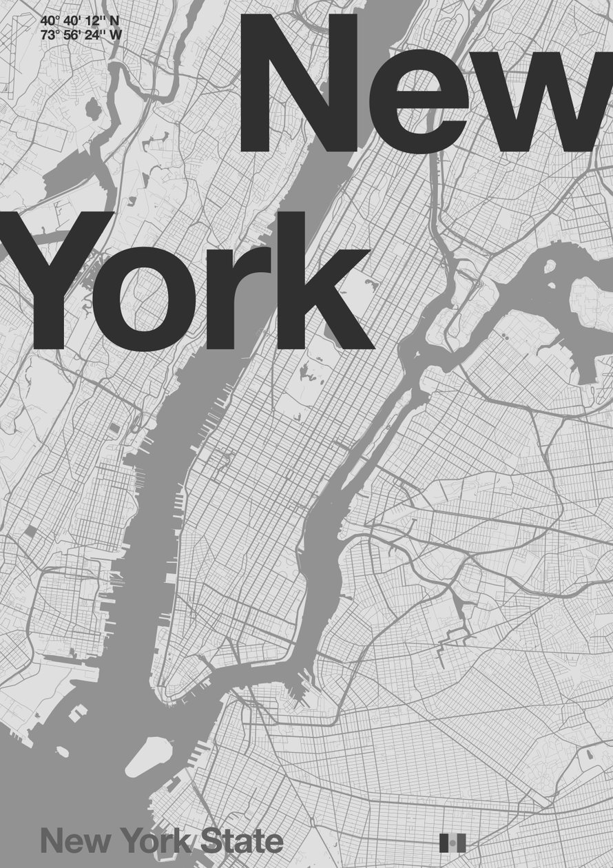 New York Minimal kort af Florent Bodart