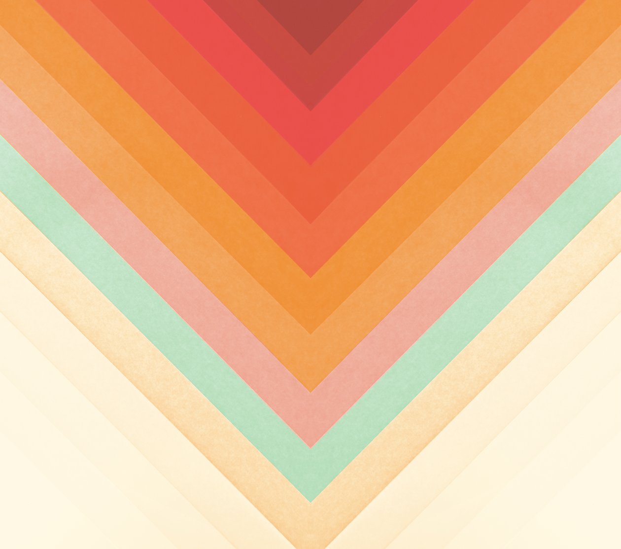 Rainbow Chevrons, 2020 (digital) af Florent Bodart