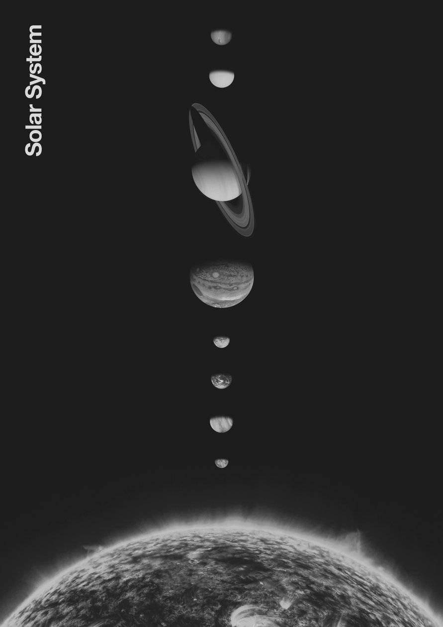 Solsystem – Minimal, 2023 (digital) af Florent Bodart