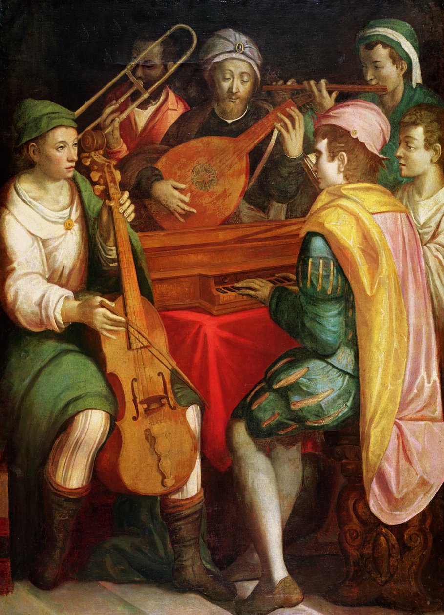 En koncert, slutningen af 1500-tallet af Florentine School