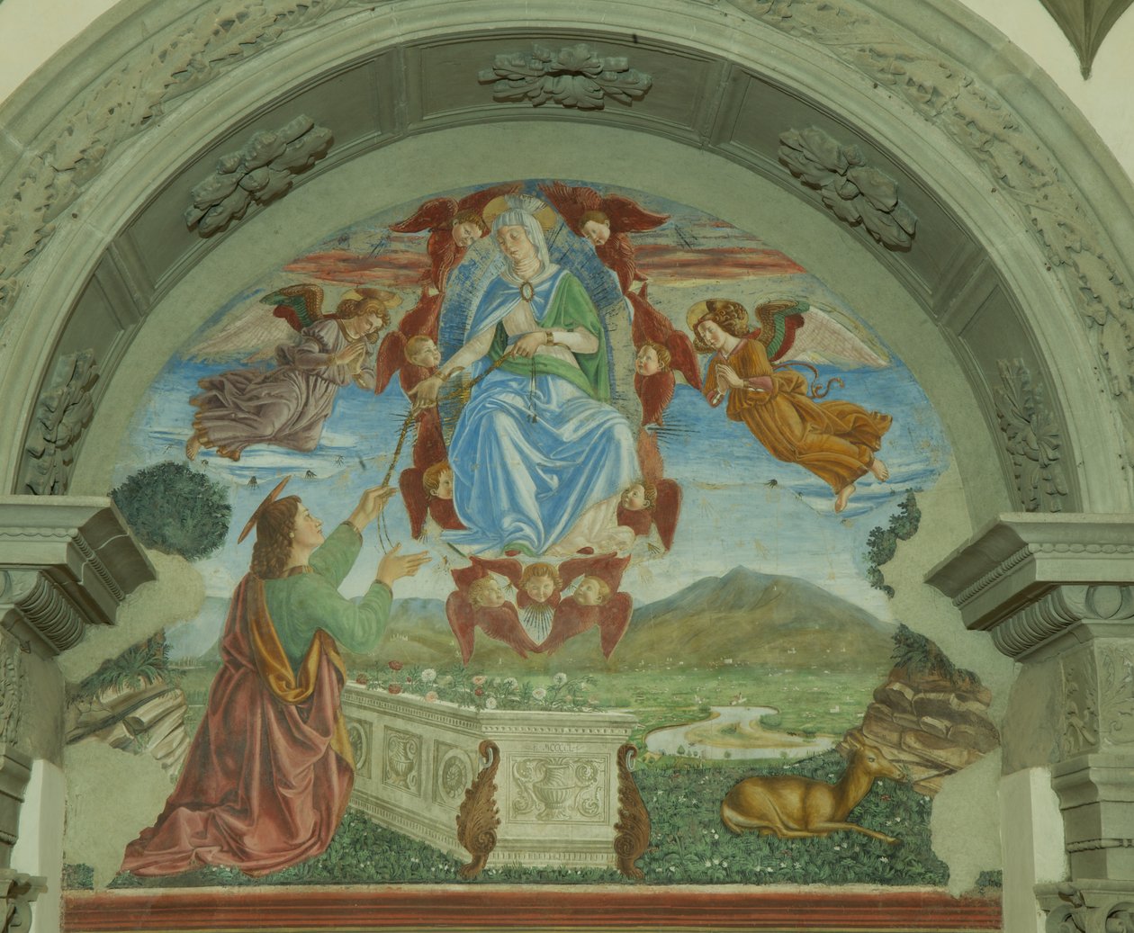 Jomfru Marias himmelfart af Florentine School