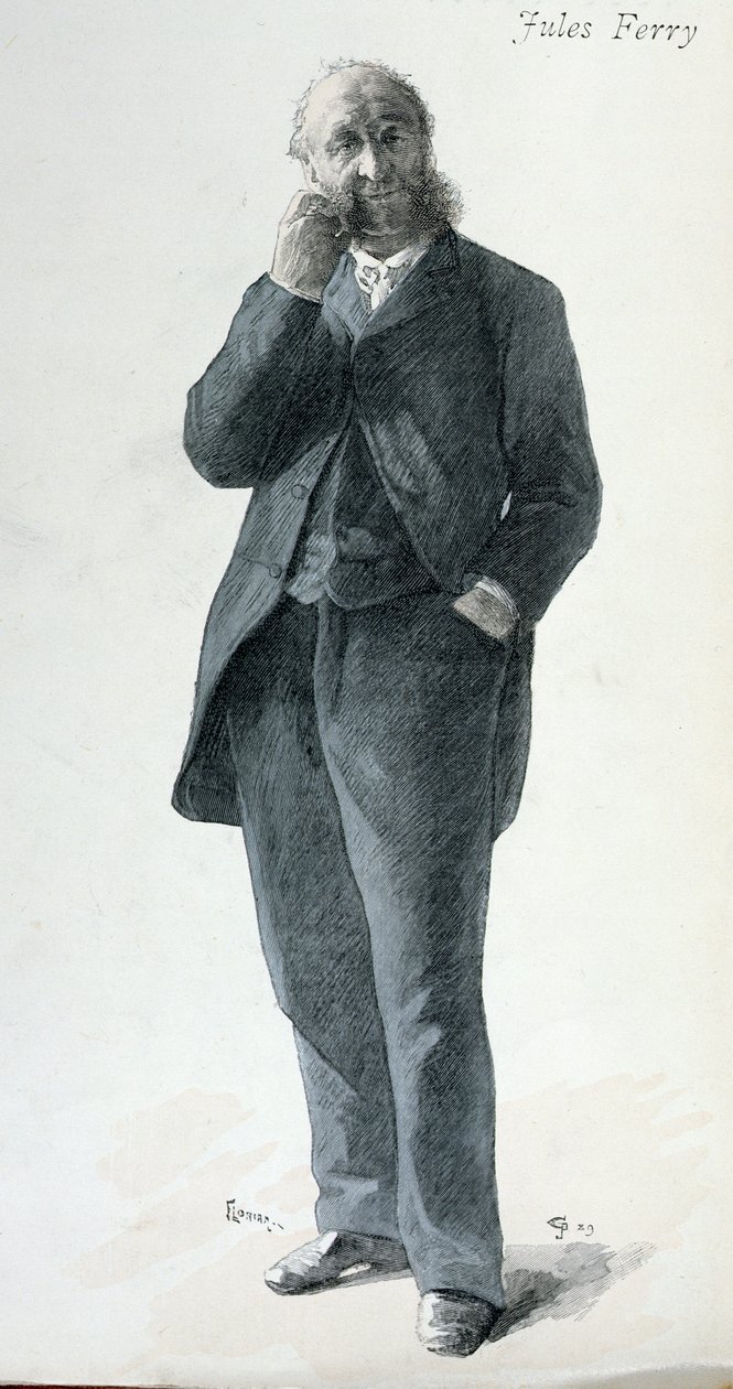 Jules Ferry (1832-93), omslagsillustration fra 
