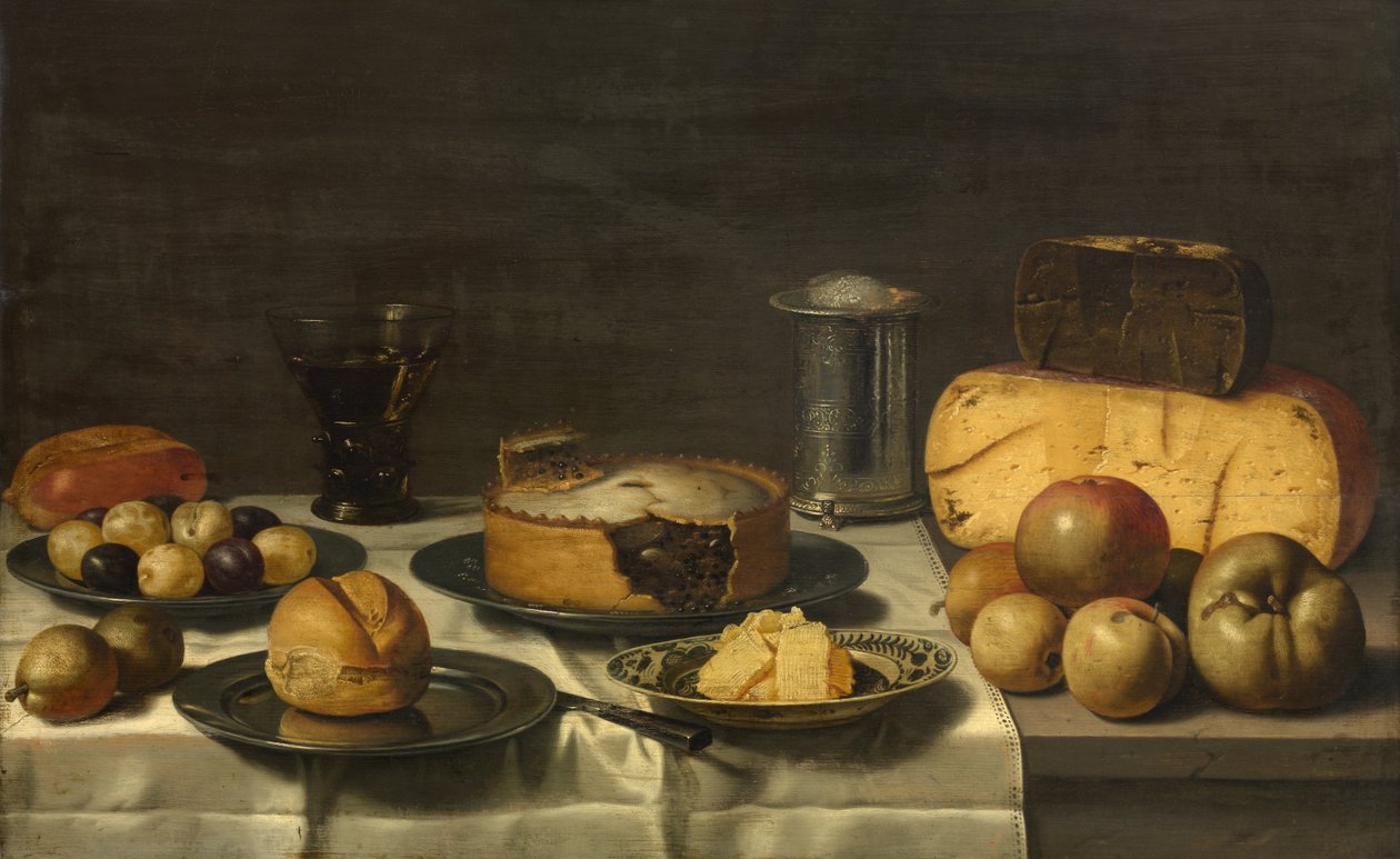 En hollandsk morgenmad af Floris Gerritsz van Schooten