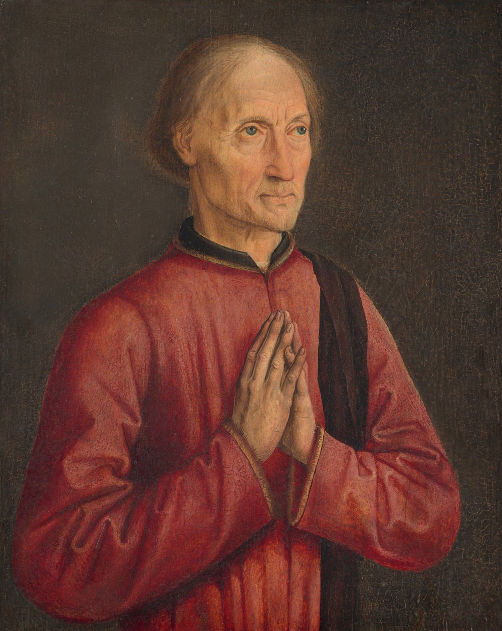 Portræt af en donor af Follower of Dirck Bouts