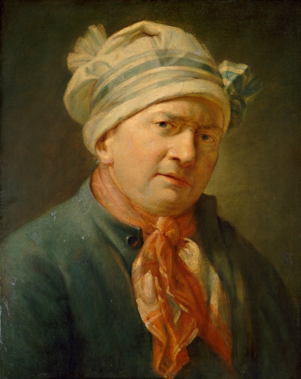 Portræt af en mand af Follower of Jean Siméon Chardin