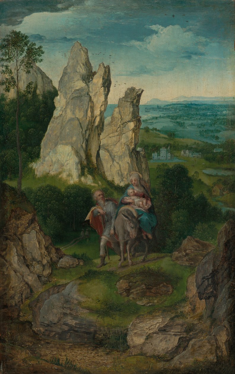 Flugten til Egypten af Follower of Joachim Patinir