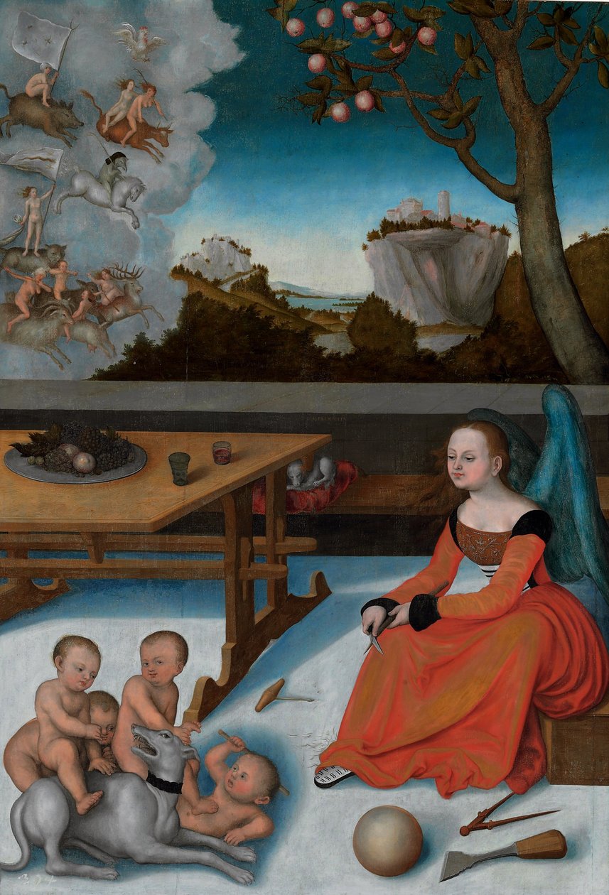 Melankoli af Follower of Lucas Cranach the Elder
