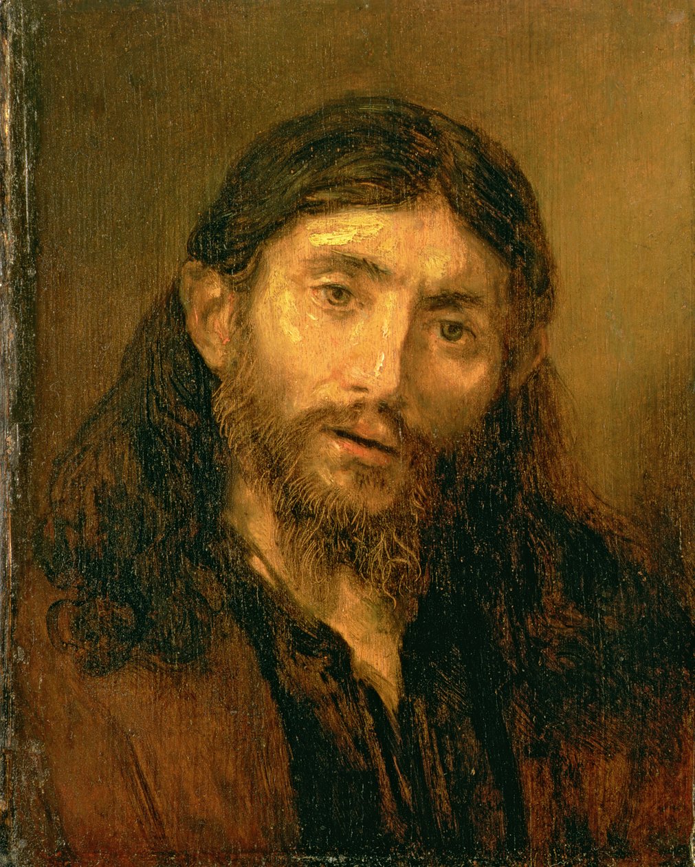 Buste af Kristus, c.1648-52 af Follower of Rembrandt