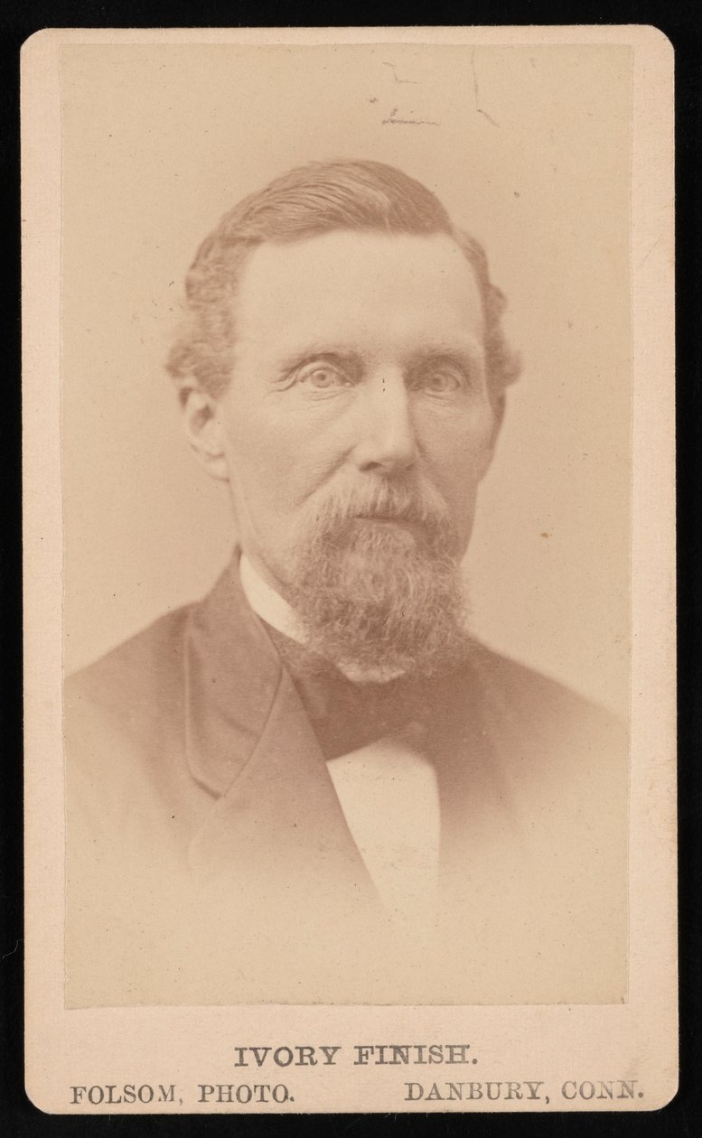 Portræt af B.B. Kellogg, før 1876. af Folsom Photo