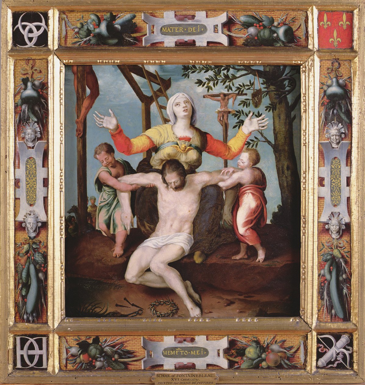 Pieta, Lille Forværelse af Fontainebleau School