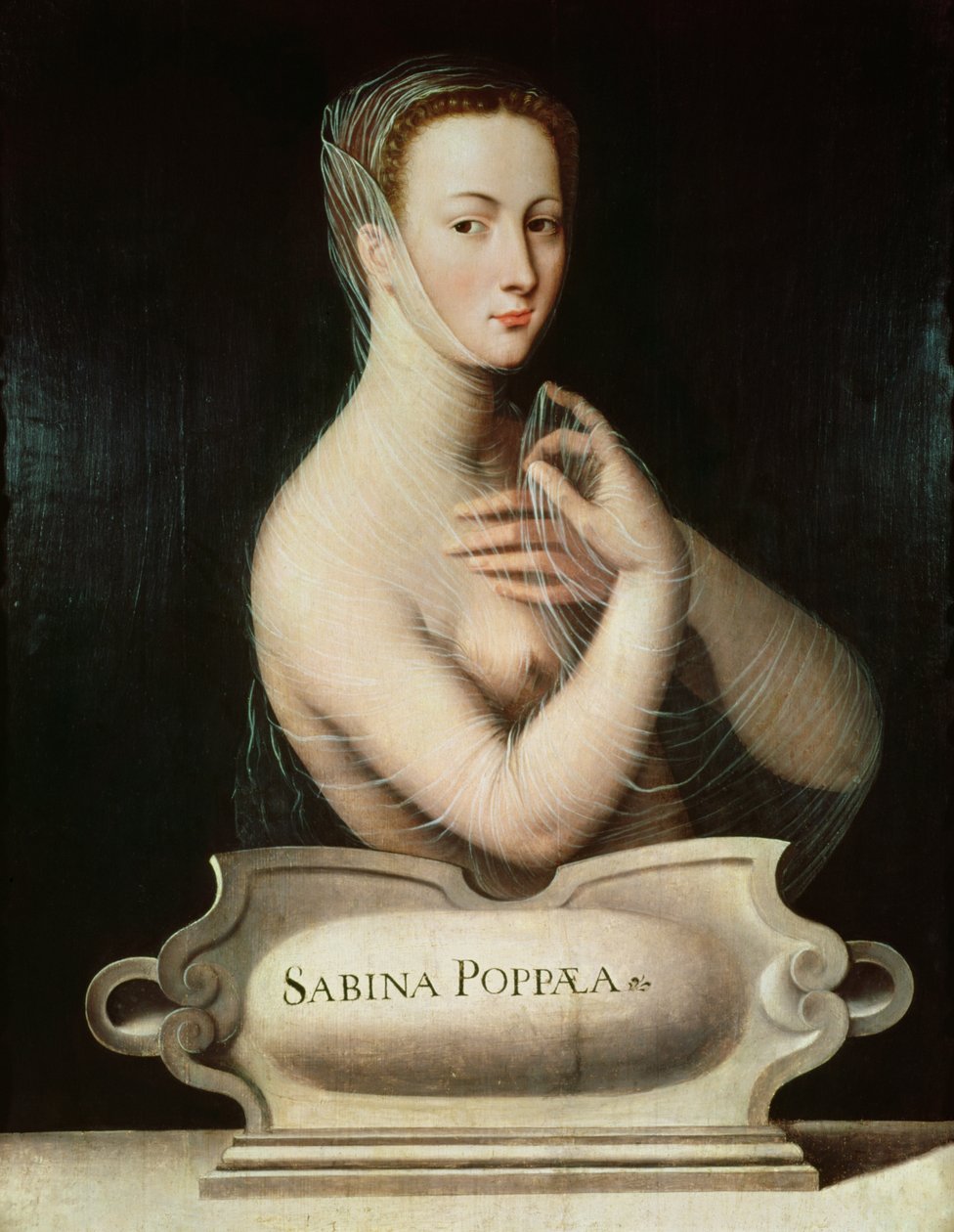 Sabina Poppaea, ca. 1570 af Fontainebleau School