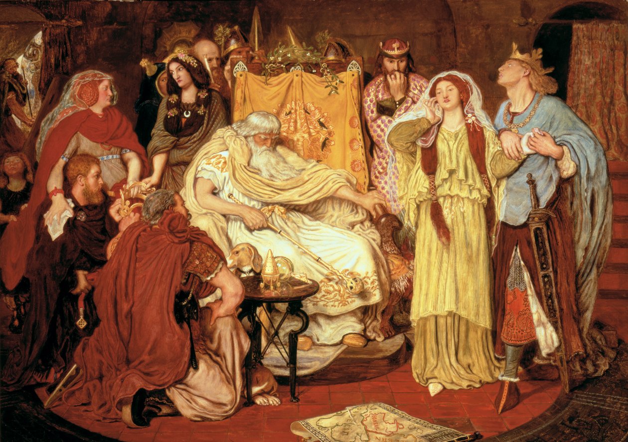 Cordelias Portion, 1867-75 af Ford Madox Brown