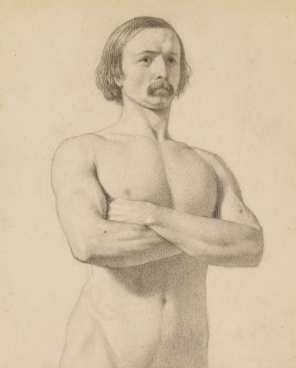 Mandlig nøgen af Ford Madox Brown