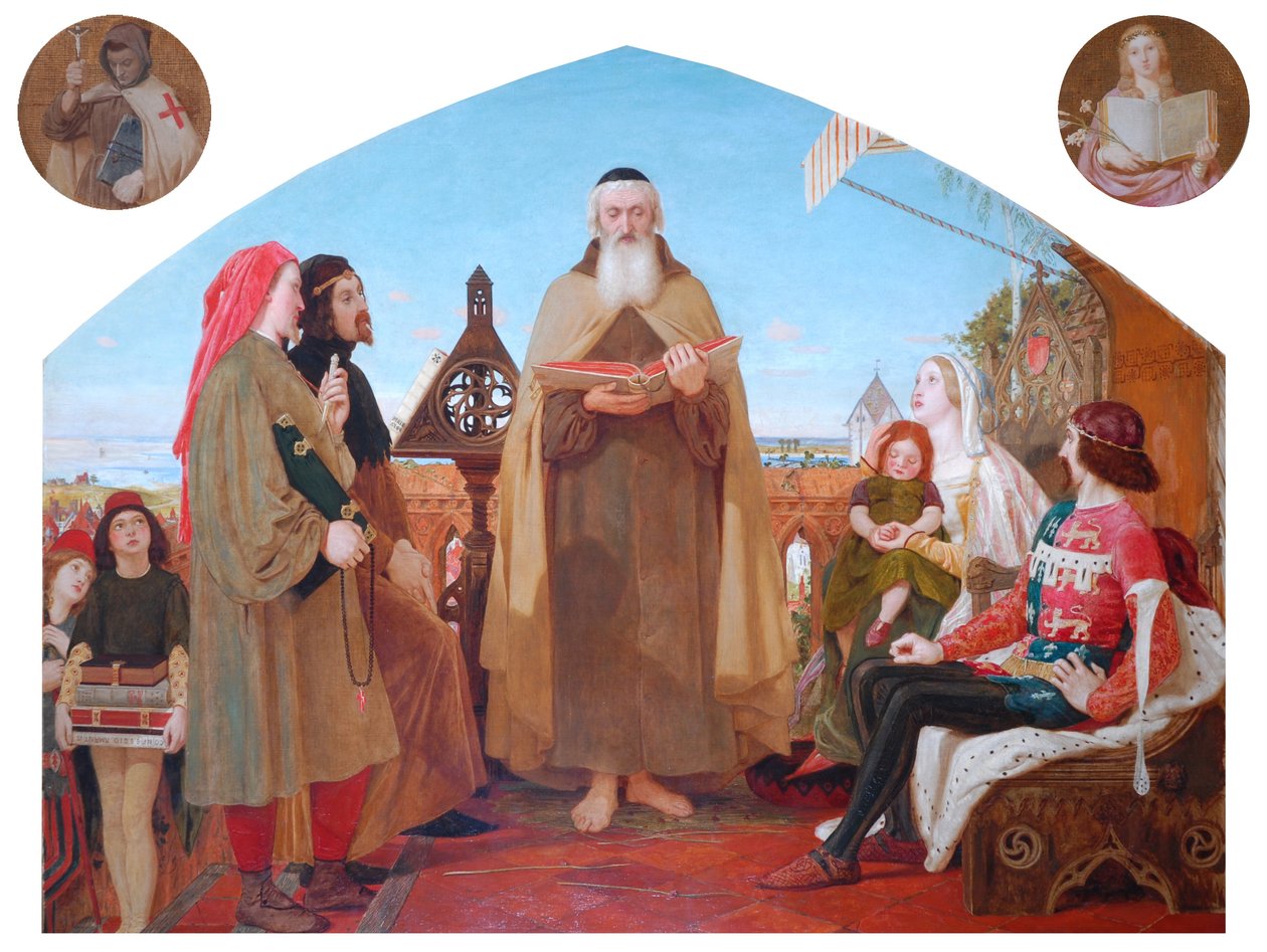 Den første oversættelse af Bibelen til engelsk af Ford Madox Brown