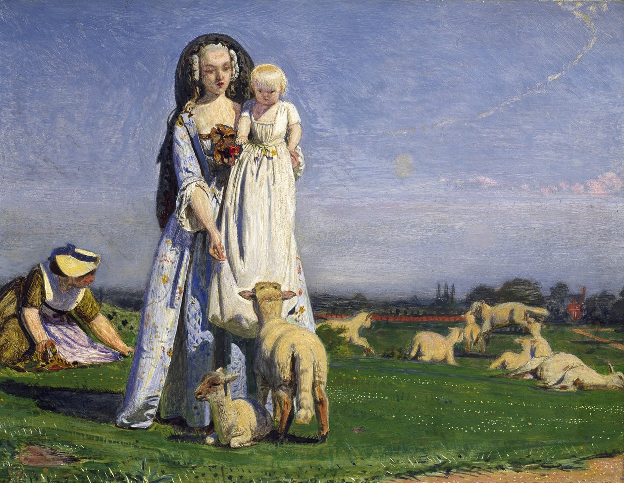 De smukke baa-lam, 1852 af Ford Madox Brown