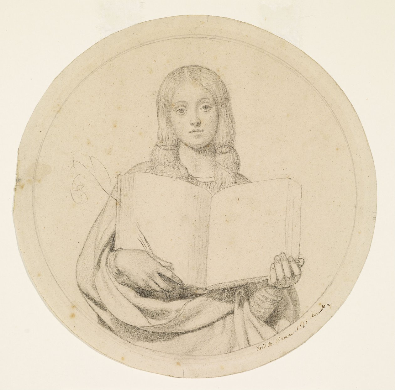 Wycliffe læser sin oversættelse af Bibelen af Ford Madox Brown