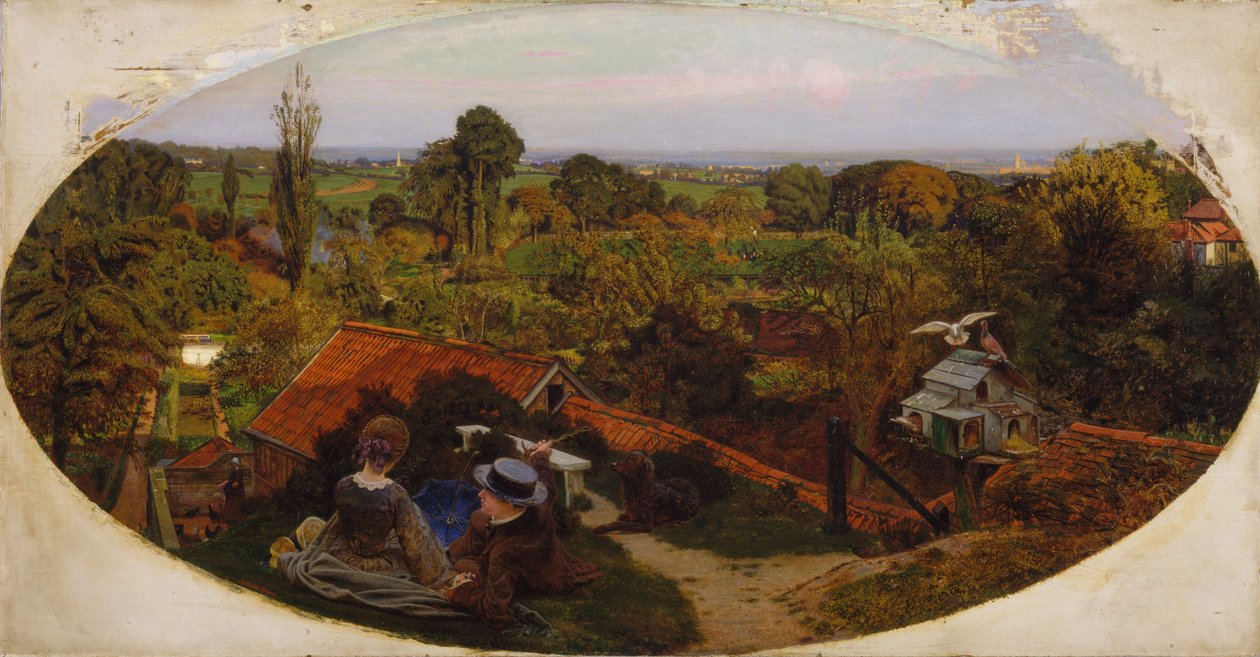 En engelsk efterårsaften af Ford Madox Brown