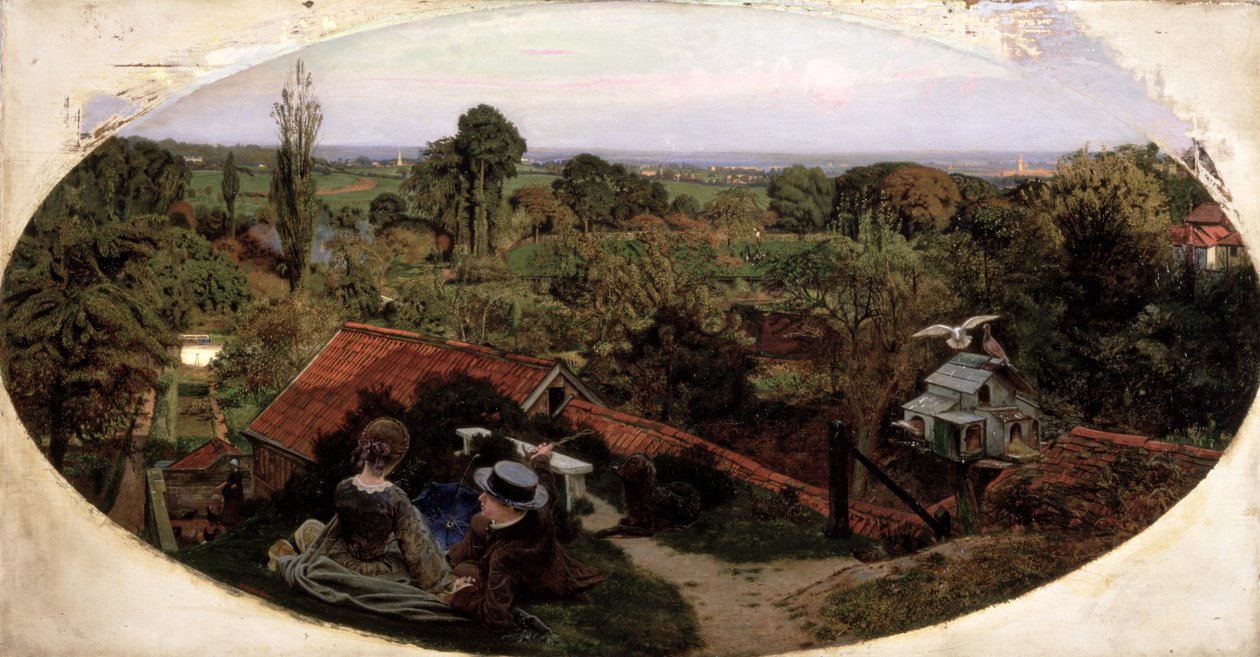 En engelsk efterårsaften af Ford Madox Brown