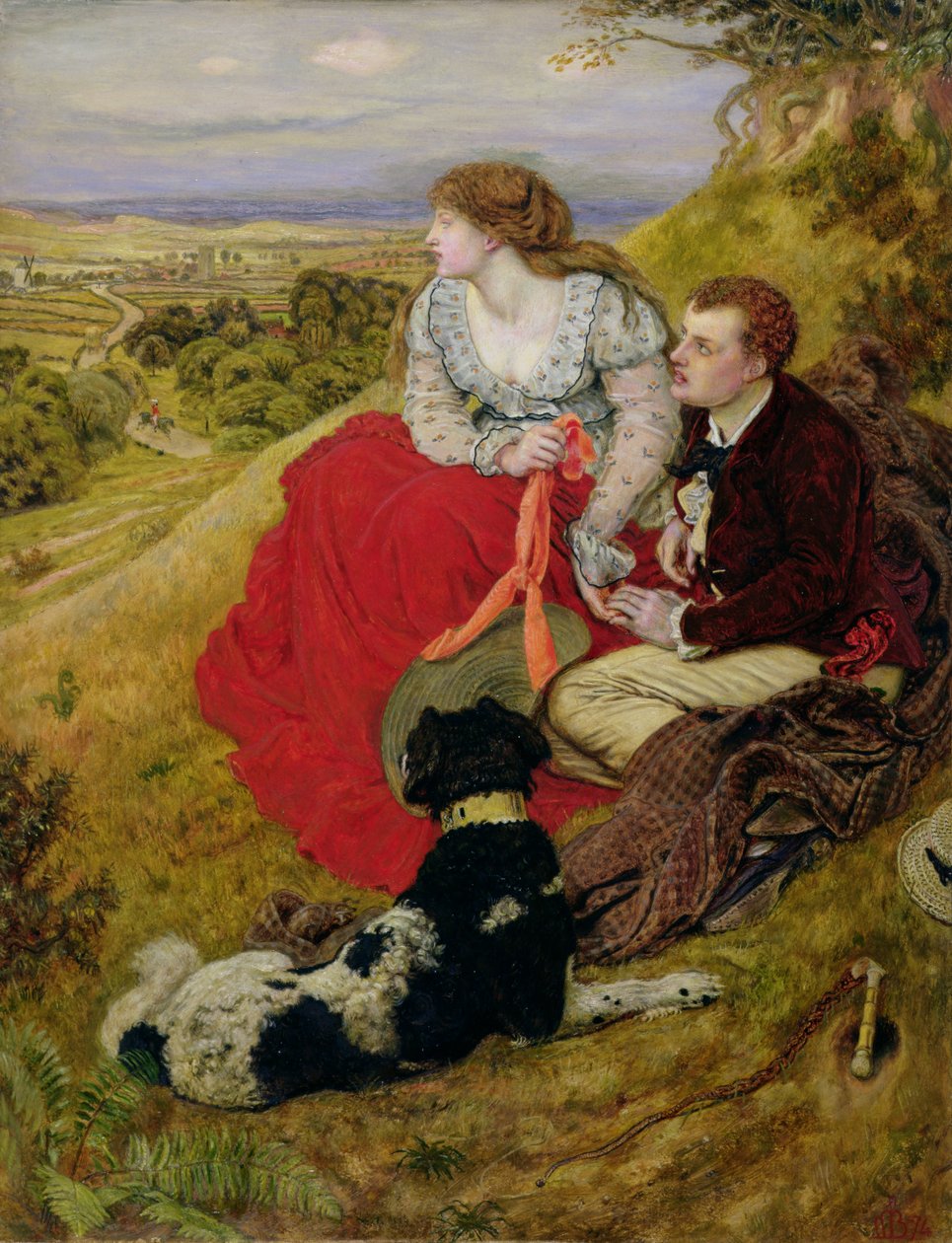Byronin unelma af Ford Madox Brown