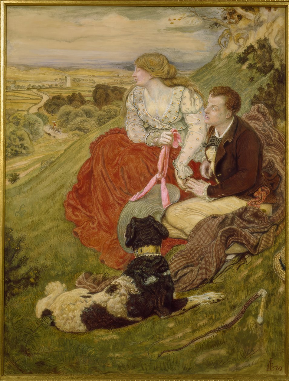 Byrons drøm af Ford Madox Brown