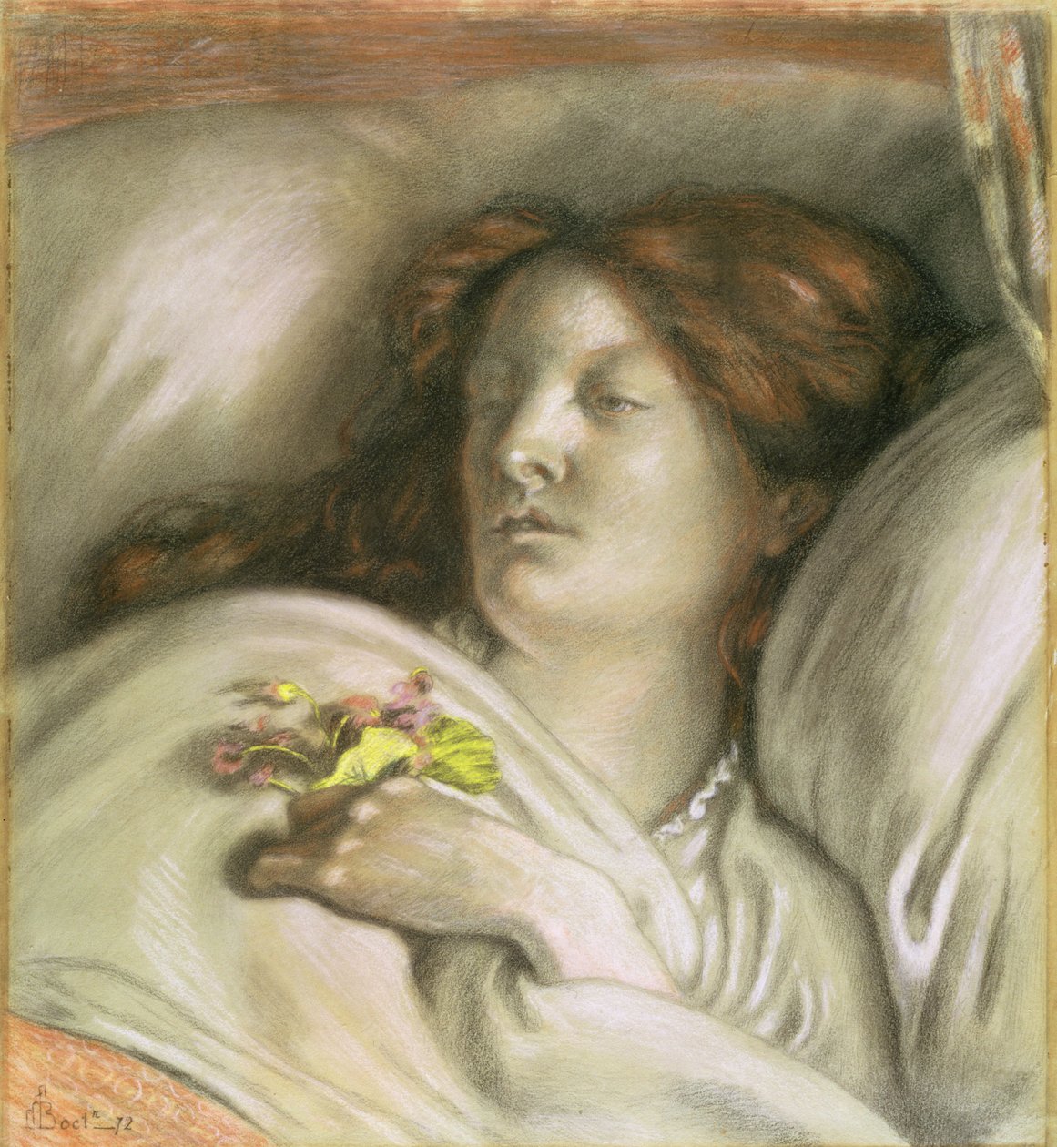 Rekonvalescent af Ford Madox Brown