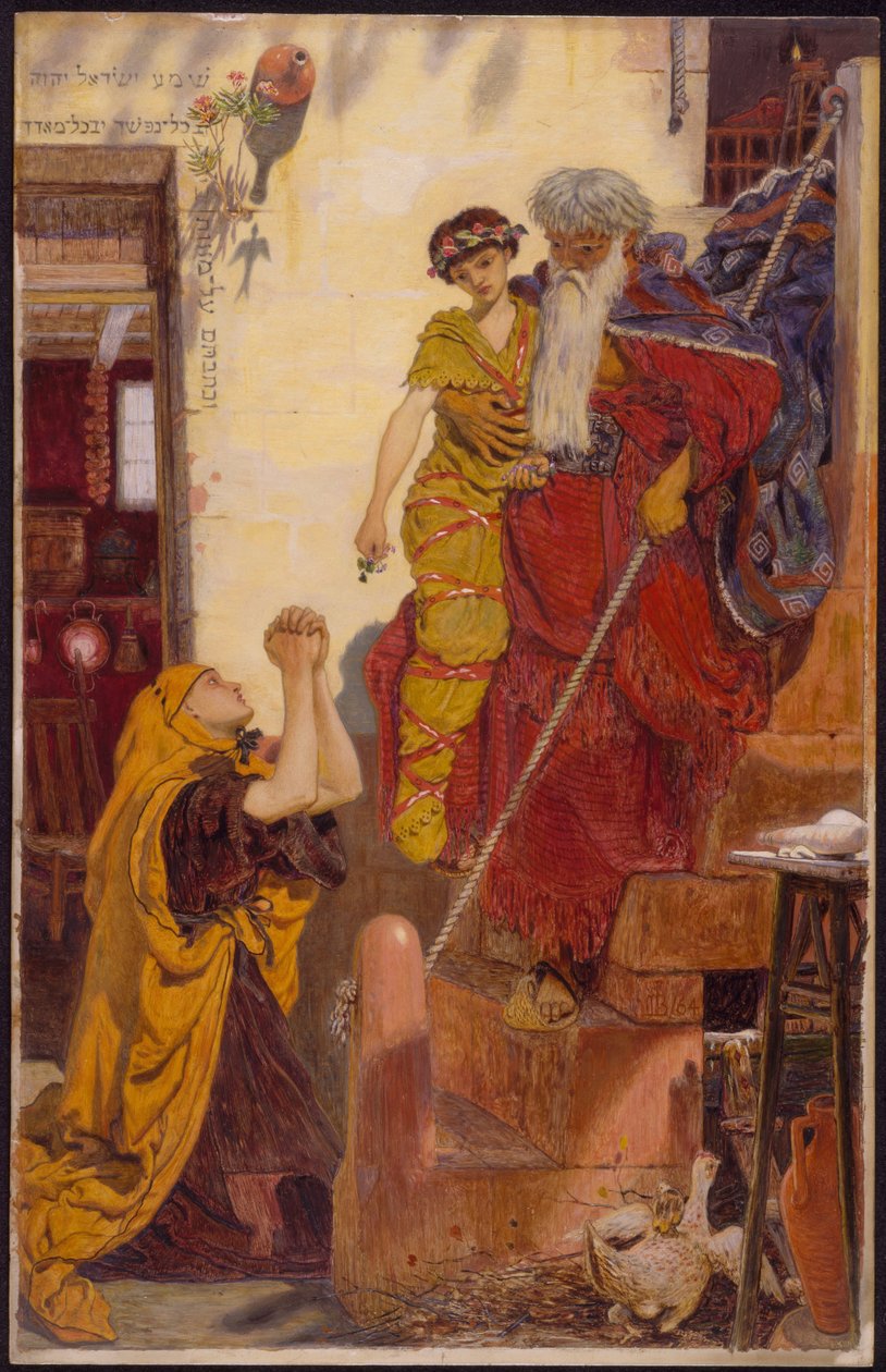 Elias og enkens søn af Ford Madox Brown