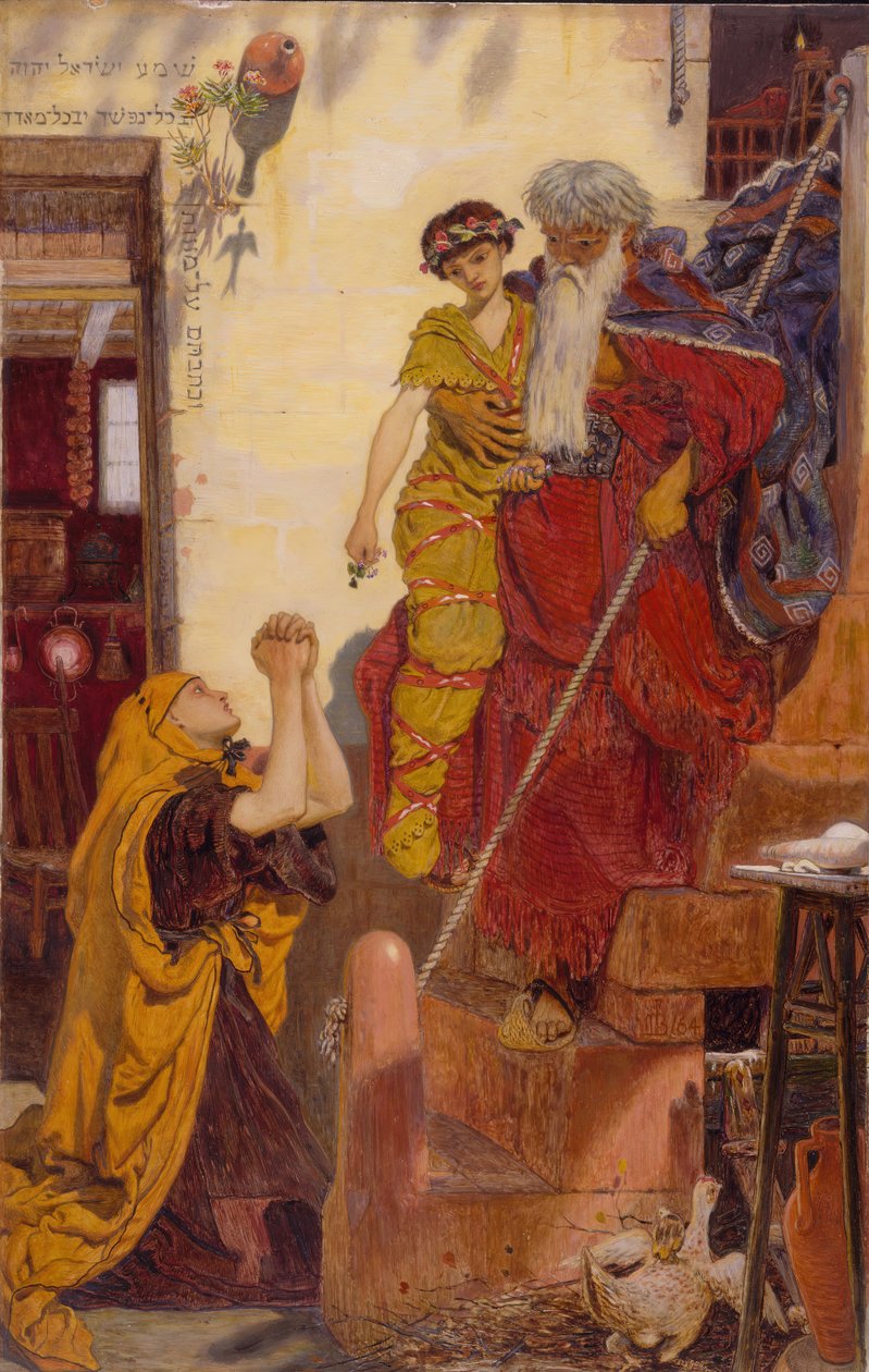 Elias og enkens søn, 1864. af Ford Madox Brown