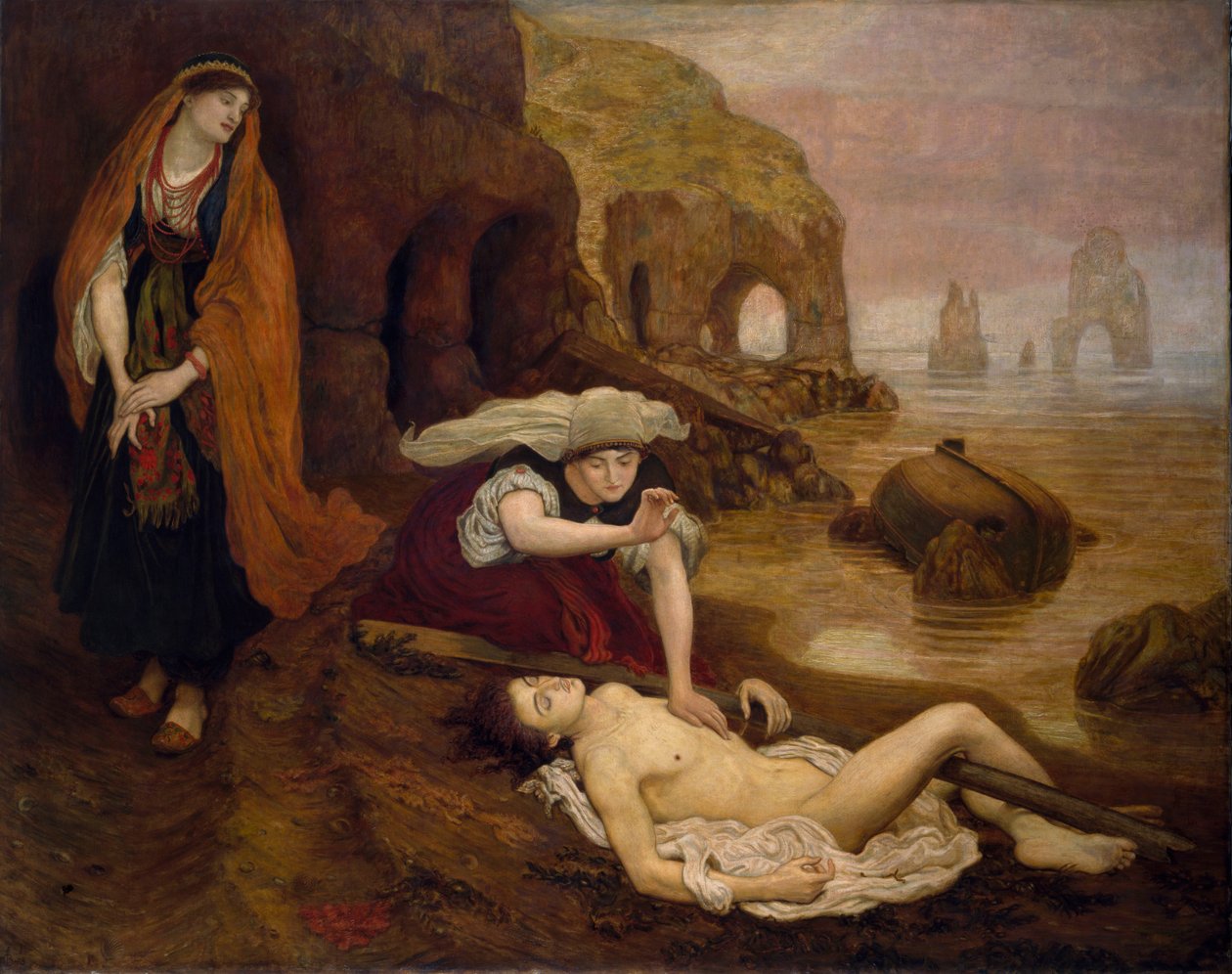 Fund af Don Juan af Haidee af Ford Madox Brown