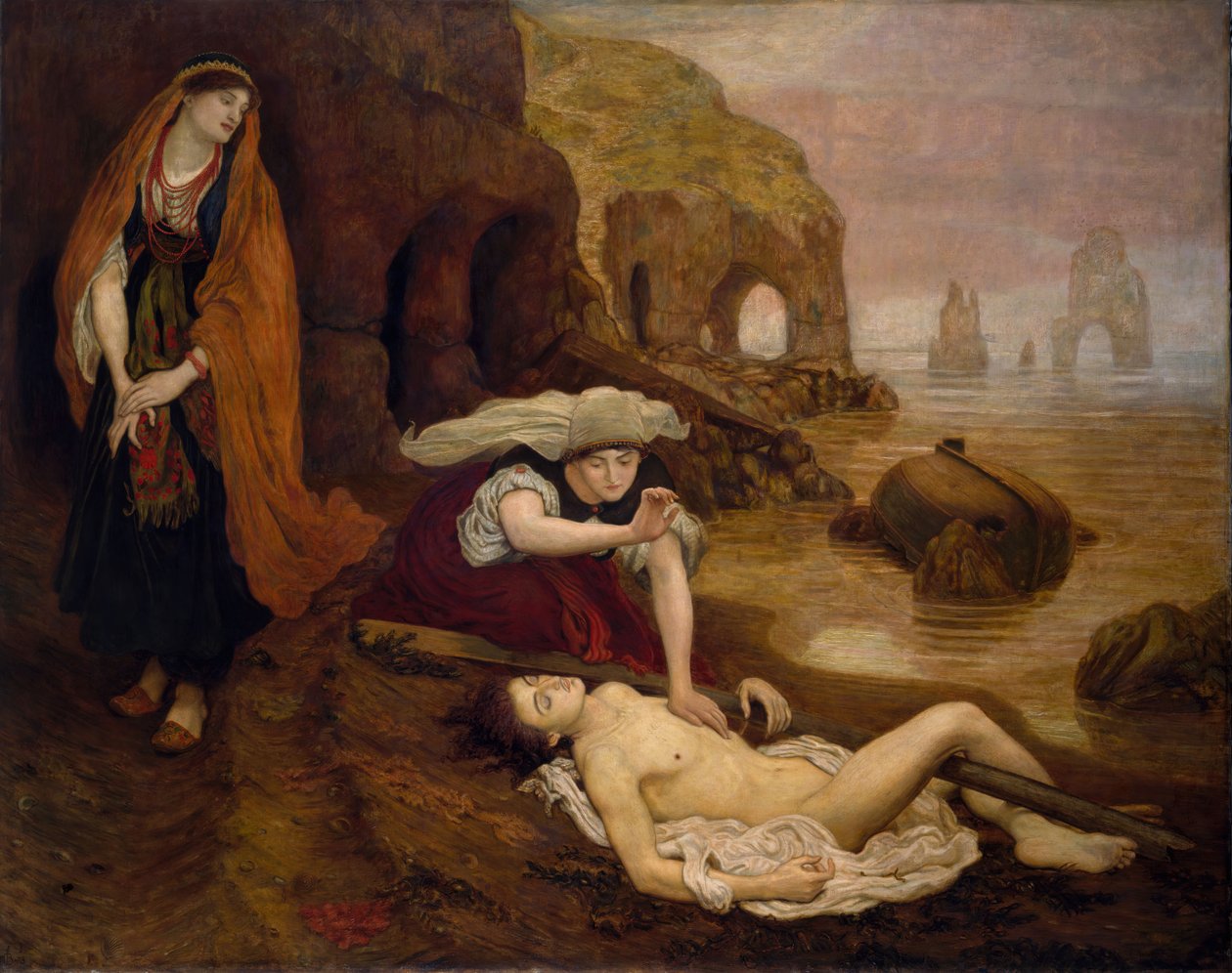 Fundet af Don Juan af Haidee, c1870. af Ford Madox Brown