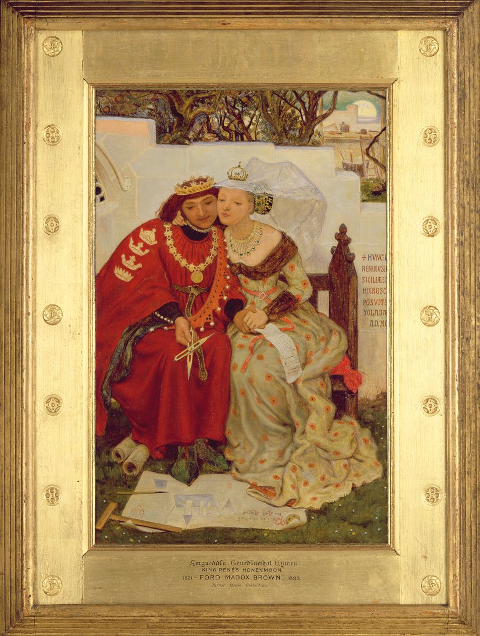 Kong Renés bryllupsrejse af Ford Madox Brown