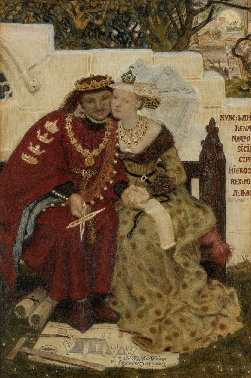 Kong Renes bryllupsrejse af Ford Madox Brown