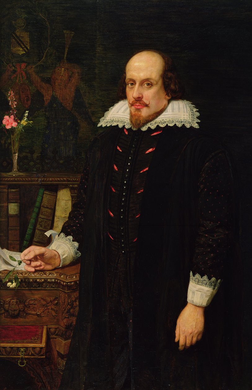 Portræt af William Shakespeare (1564-1616) 1849 (olie på lærred) af Ford Madox Brown