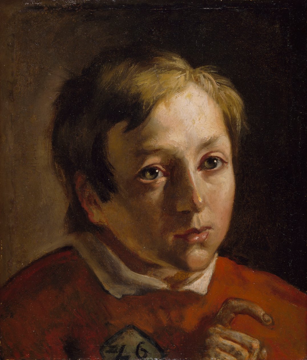 Portræt af en dreng, 1835-45 af Ford Madox Brown