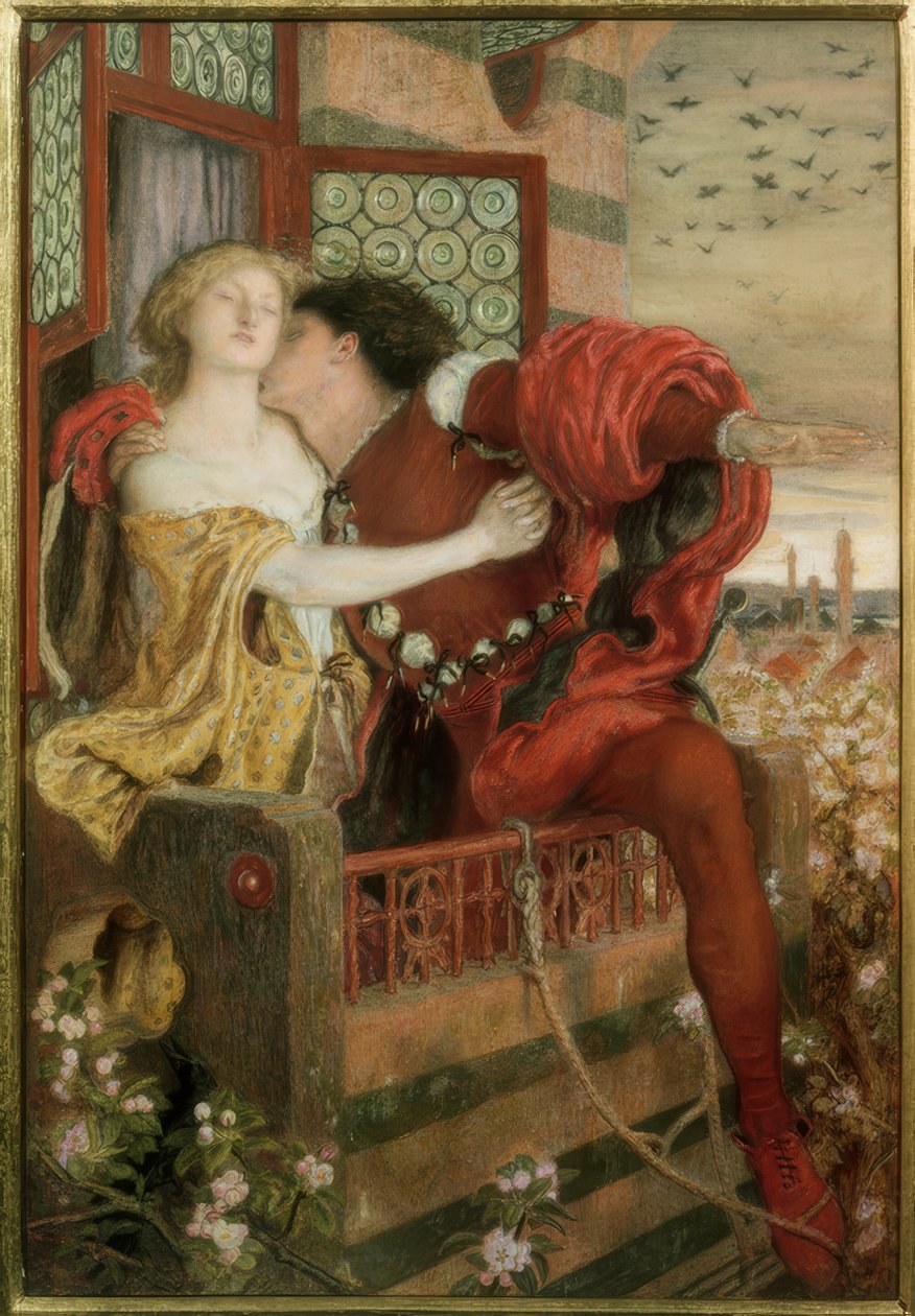 Romeo og Julie af Ford Madox Brown