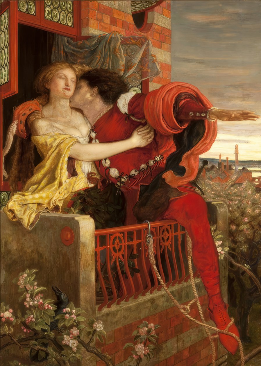 Romeo og Julie af Ford Madox Brown