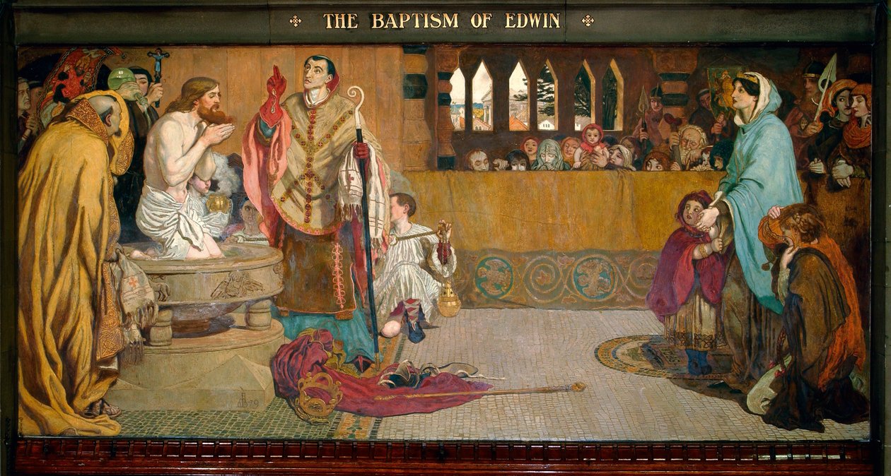 Edwins dåb af Ford Madox Brown