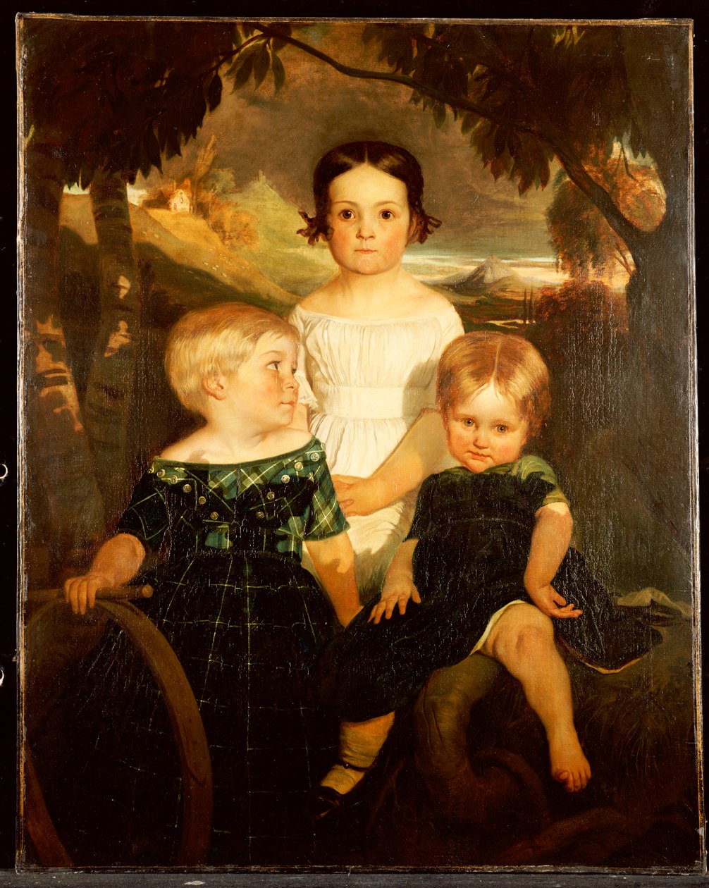 Bromley-børnene, 1843 af Ford Madox Brown