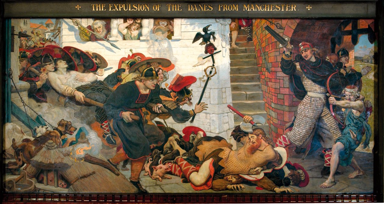 Udvisningen af danskerne fra Manchester af Ford Madox Brown