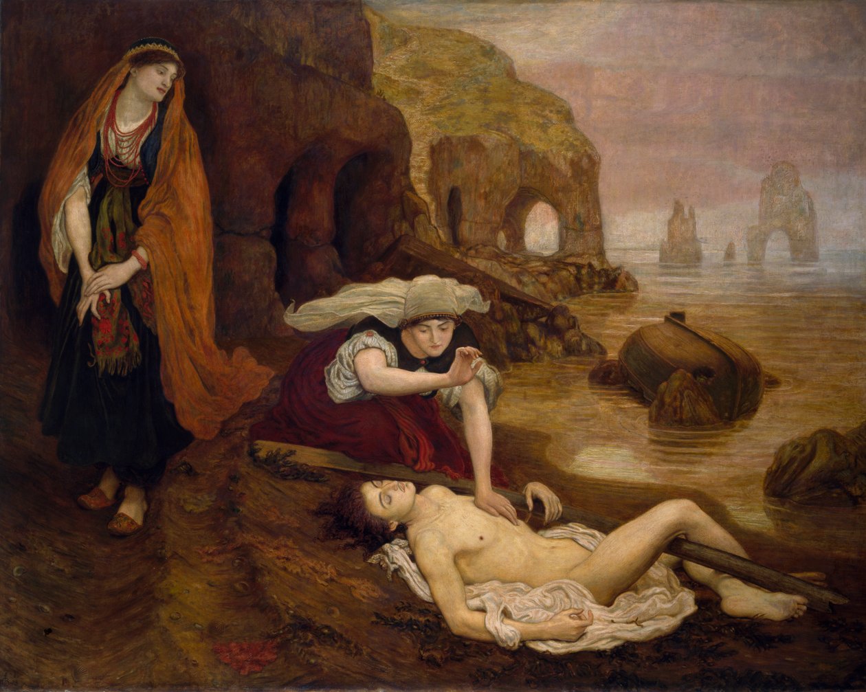 Fundet af Don Juan af Haidee af Ford Madox Brown