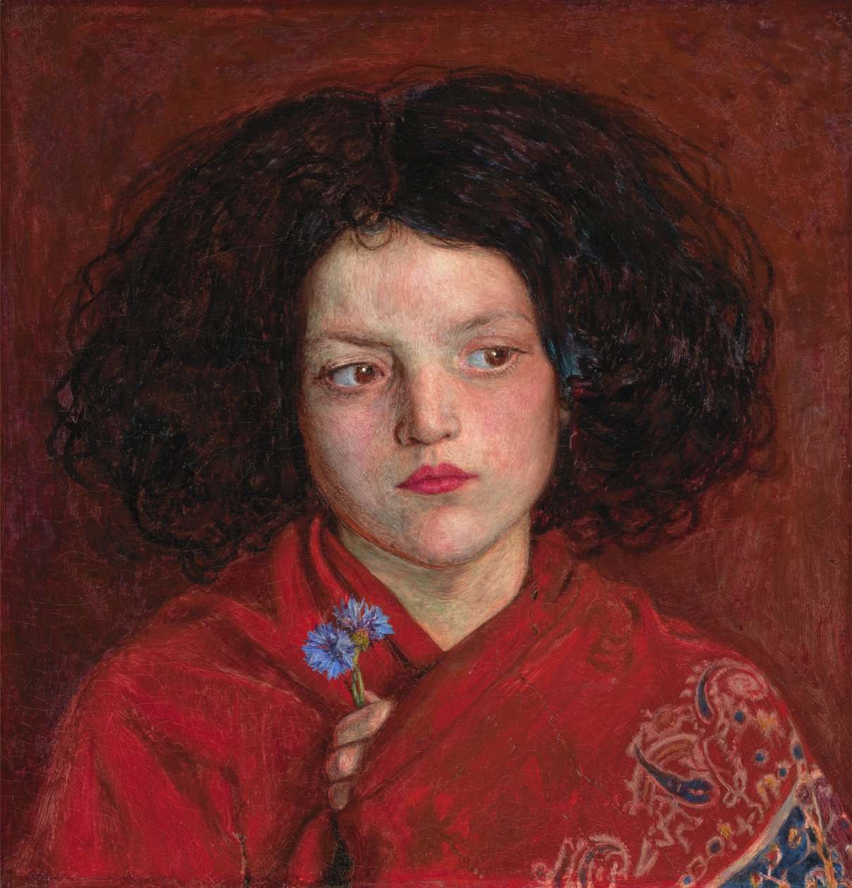 Den irske pige af Ford Madox Brown