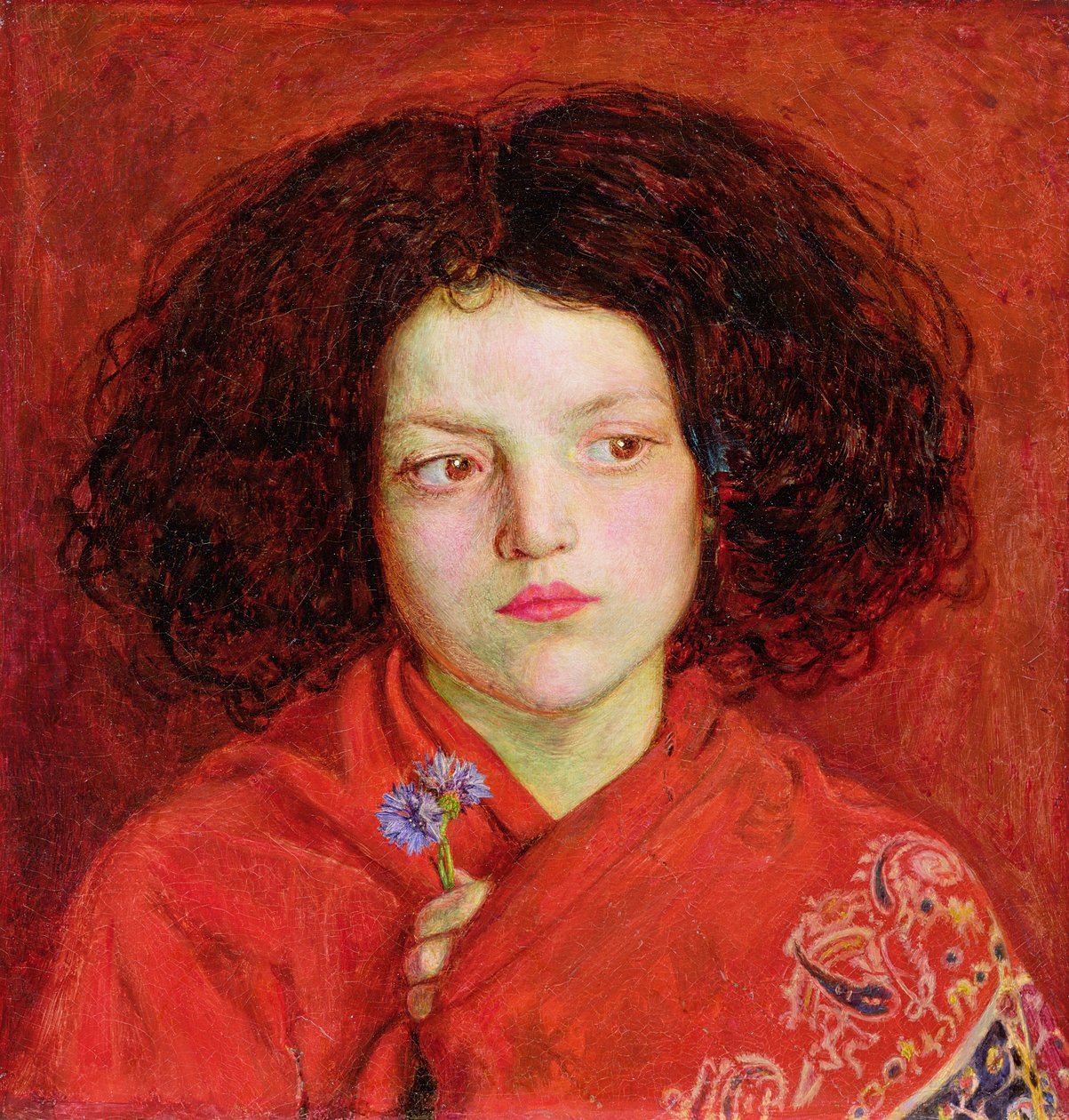 Den irske pige af Ford Madox Brown