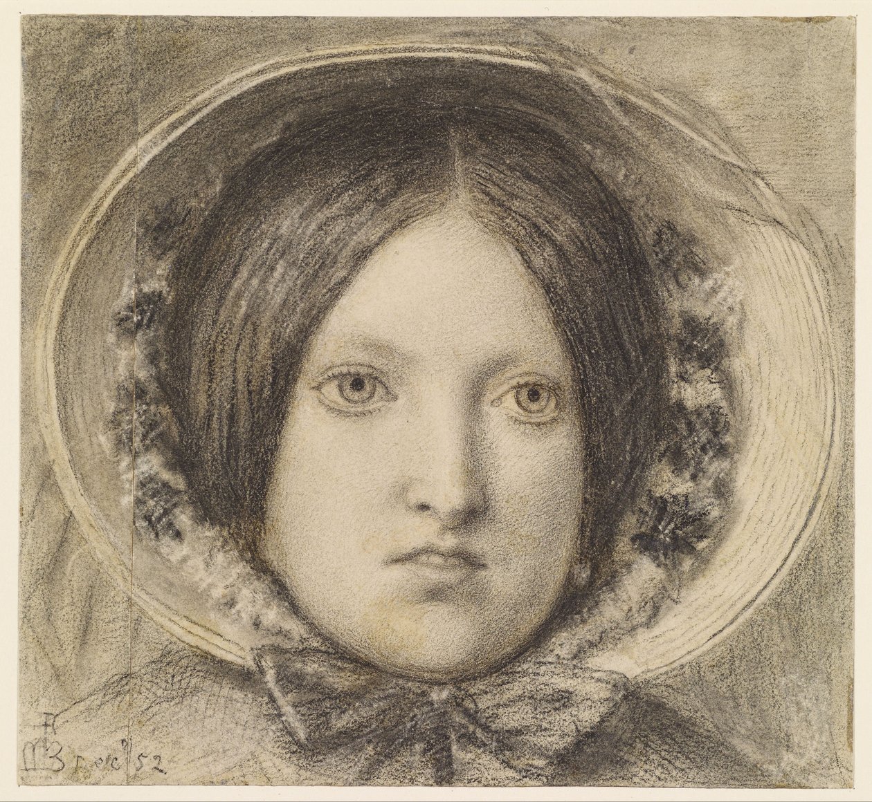 Den sidste af England - Portræt af Emma Hill af Ford Madox Brown