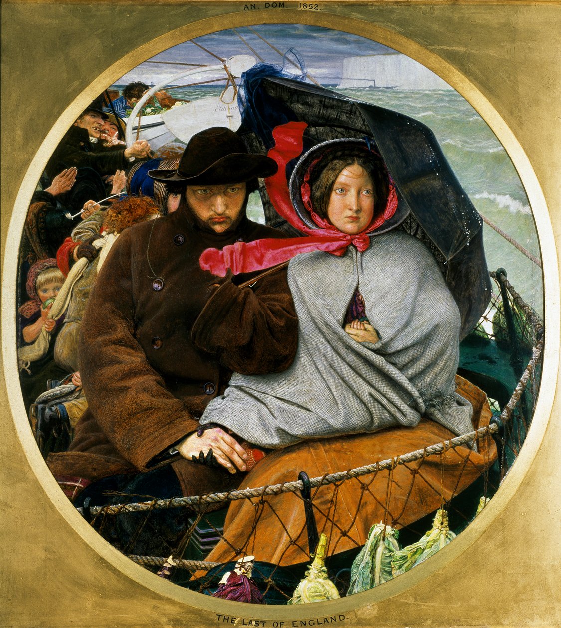 Det sidste af England, 1852-55 af Ford Madox Brown