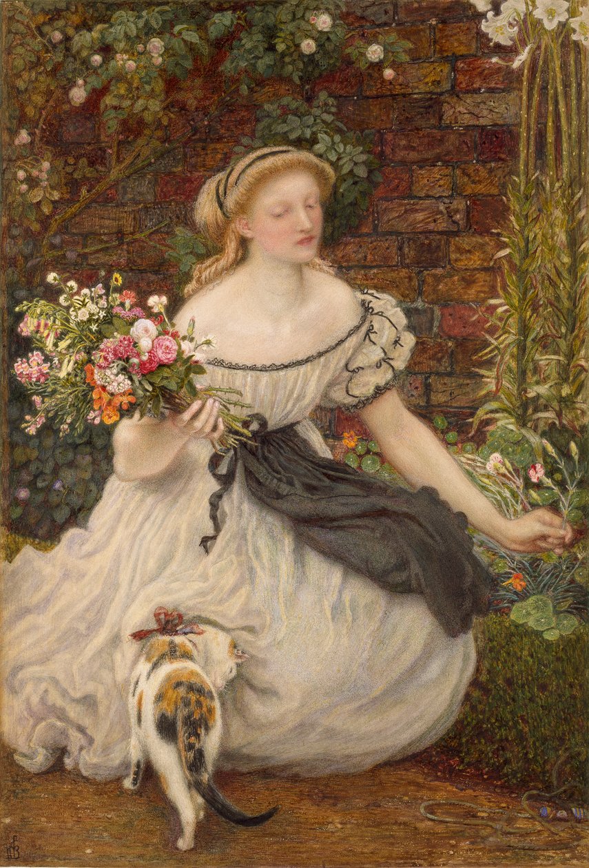 The Nosegay, 1865 af Ford Madox Brown