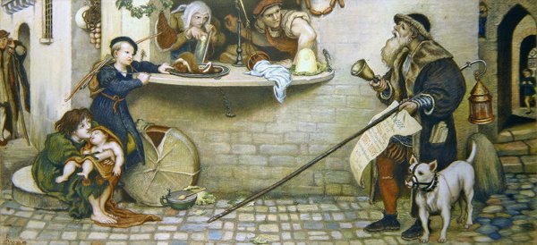 Bekendtgørelsen af vægtene og målene af Ford Madox Brown