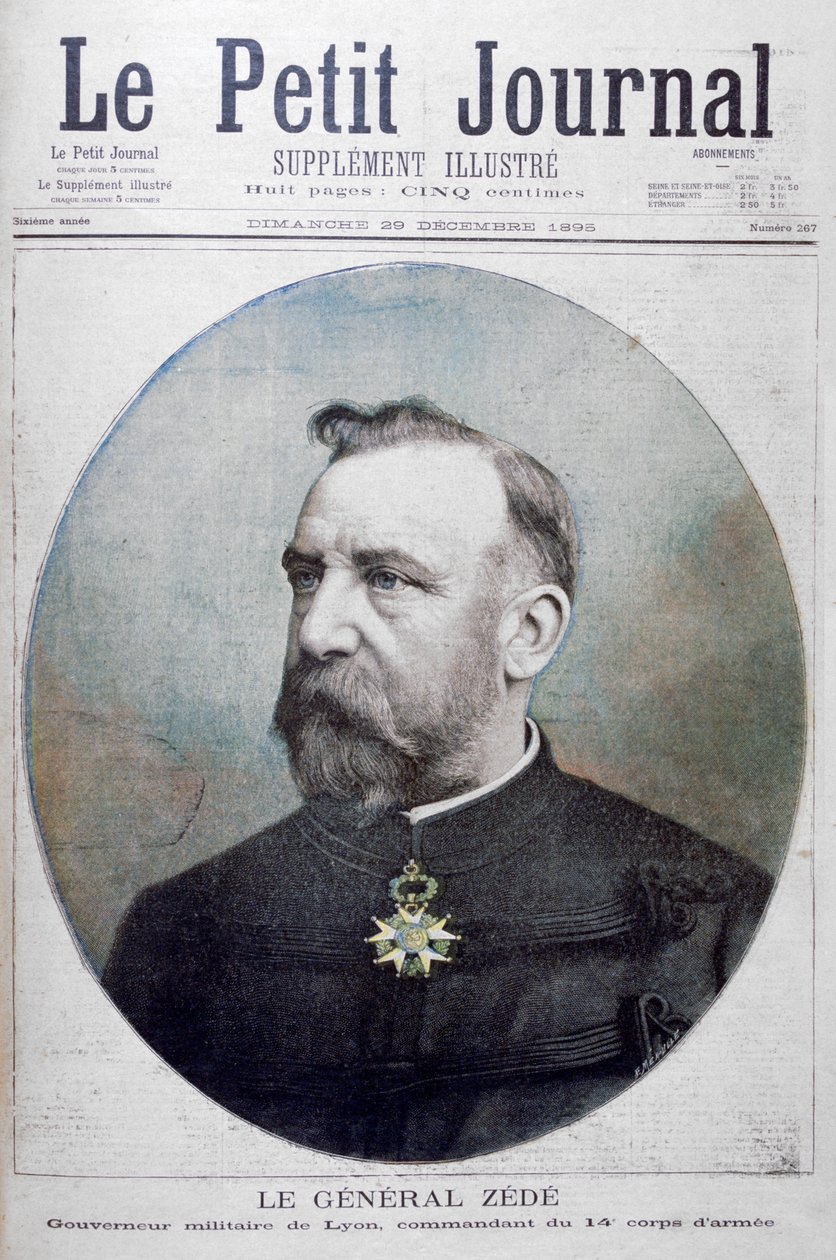 General Zede, militærguvernør i Lyon, Frankrig, 1895 af Fortuné Méaulle